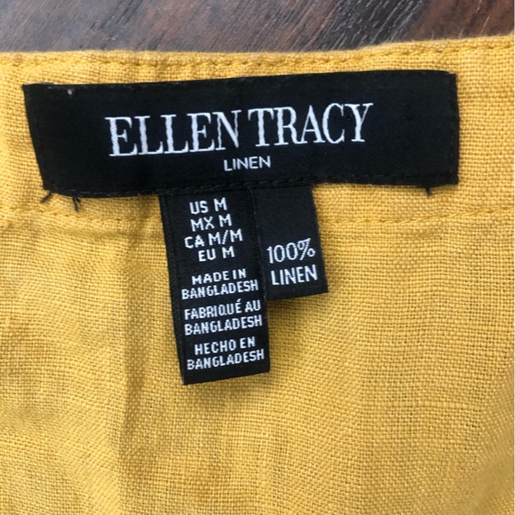 Ellen Tracy Linen Blouse - Picture 2 of 8